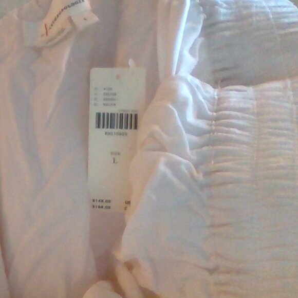 Brand New by Anthropologie Ruched Drawstring Midi High-Low Skirt - Picture 8 of 11